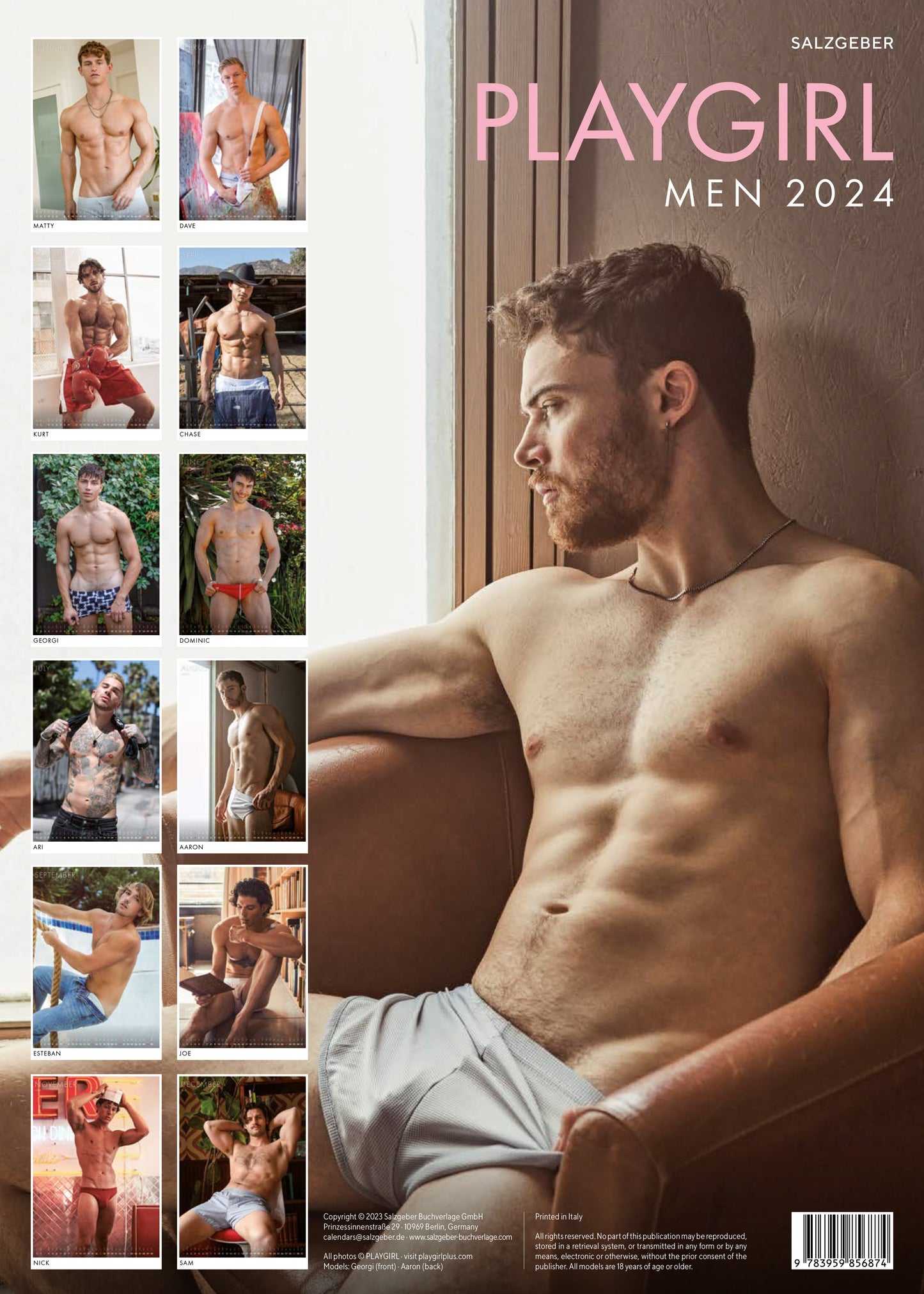 PLAYGIRL • 2024 MEN • Calendar